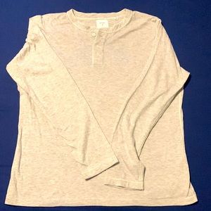 Light Grey Billy Reid Men’s XL Henley
